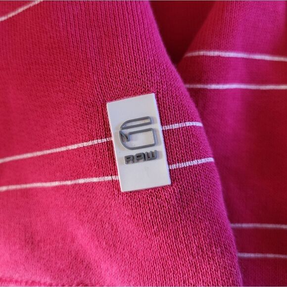 G-Star Pink Striped Hoodie size S - Picture 5 of 5